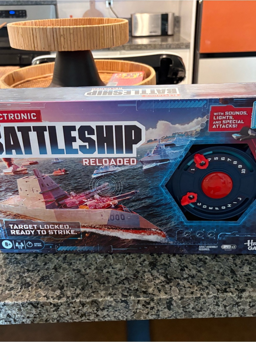 Hasbro Battleship Reloaded Electronic Game - Blue and Red